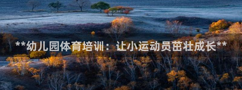 耀世平台遇 411o31 平台：**幼儿园体育培训：