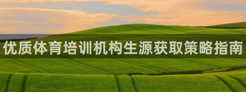 耀世平台注册流程图片：优质体育培训机构生源获取策略指