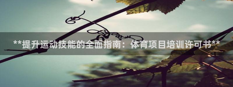 耀世平台总代理是谁：**提升运动技能的全面指南：体育