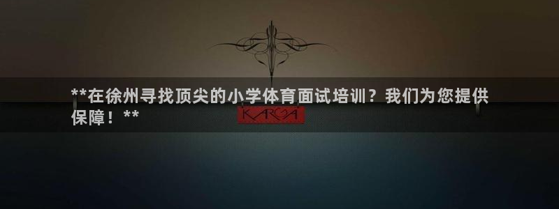 耀世娱乐挂机怎么玩：**在徐州寻找顶尖的小学体育面试